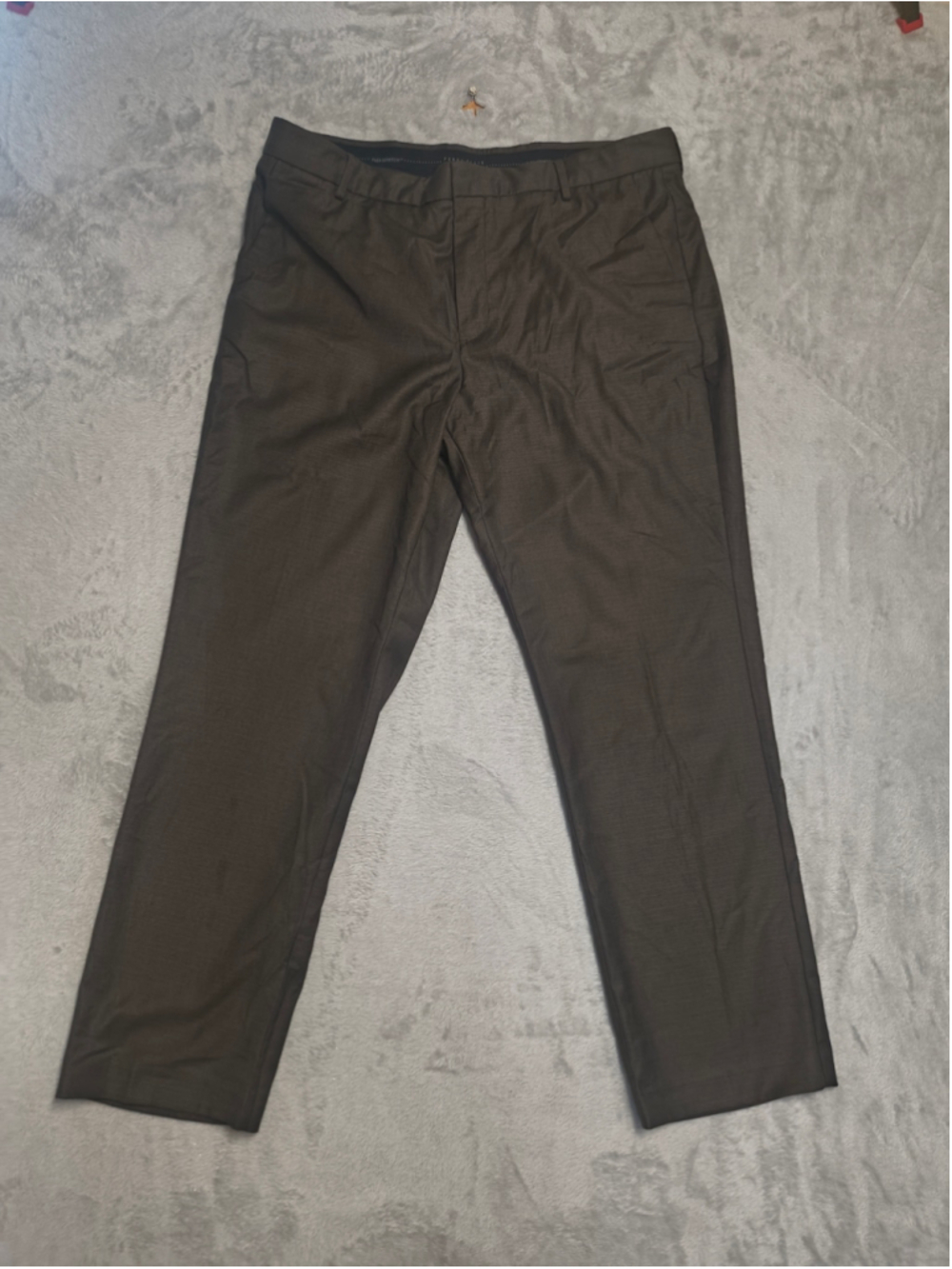 Perry Ellis Portfolio Flex Stretch Men's Dress Pants Brown Heathered 36x30
